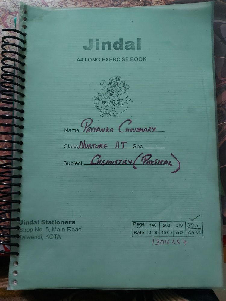 Allen Kota Physical chemistry Notes Hand written