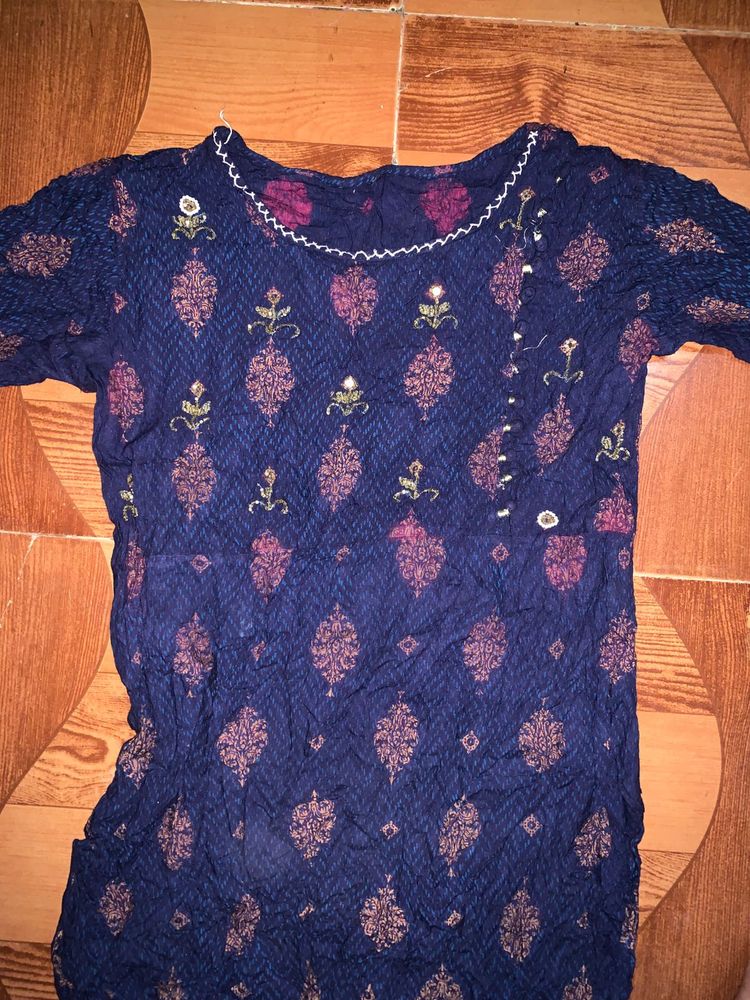 Elegant Blue Kurta