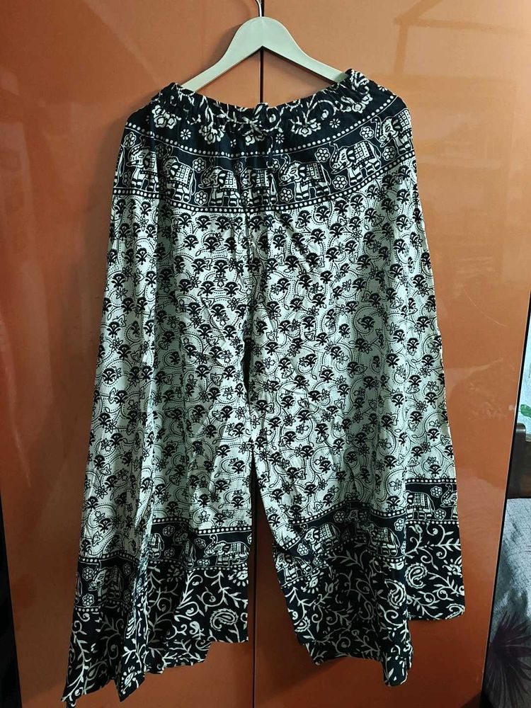 Printed Boho Wide Leg Pants