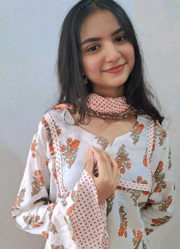 White kurta set🕊️🌺✨