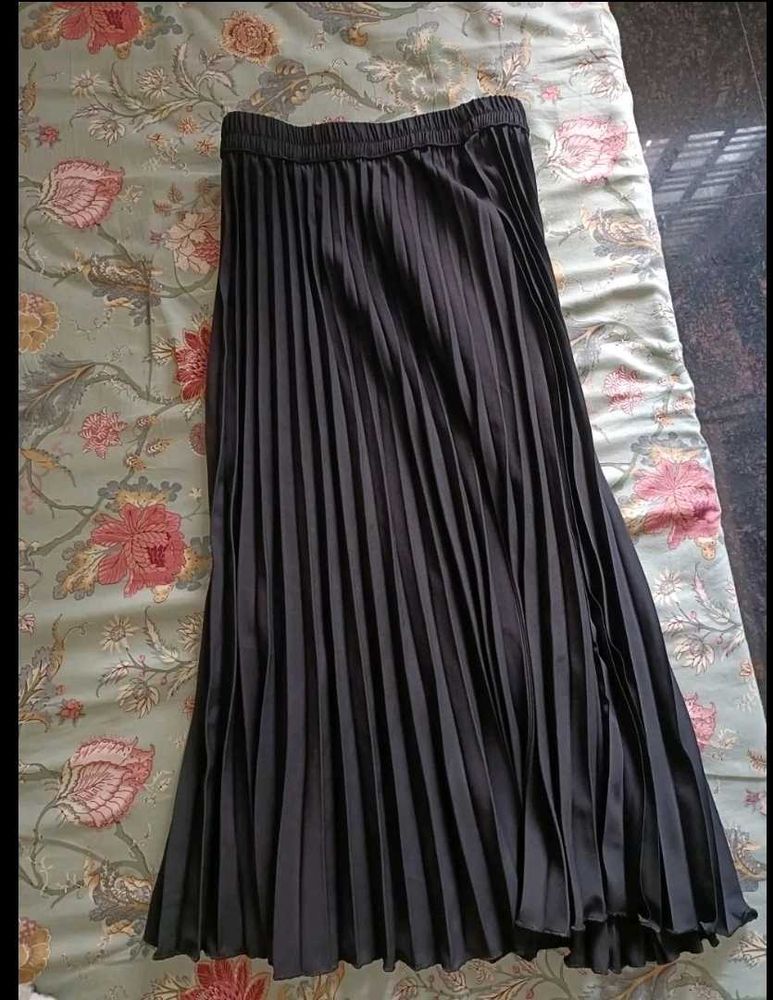 Flared Black Skirt