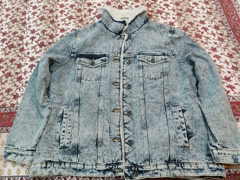 Vintage Acid Wash Denim Jacket