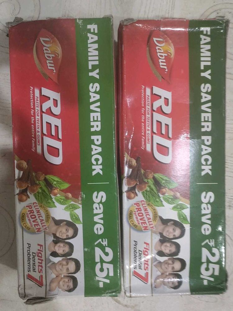 Dabur Red Toothpaste 1000gram Pack Of 2 500gram