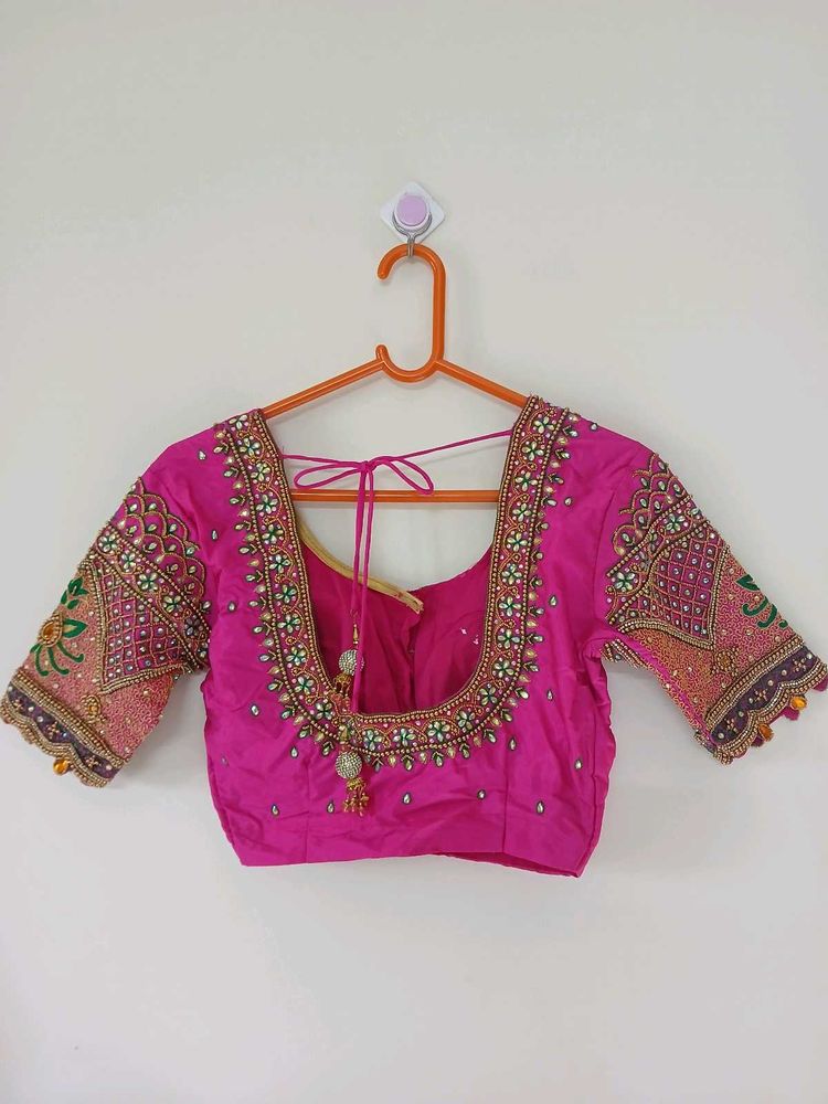 Bridal Wedding Aari Worked Blouse Unused