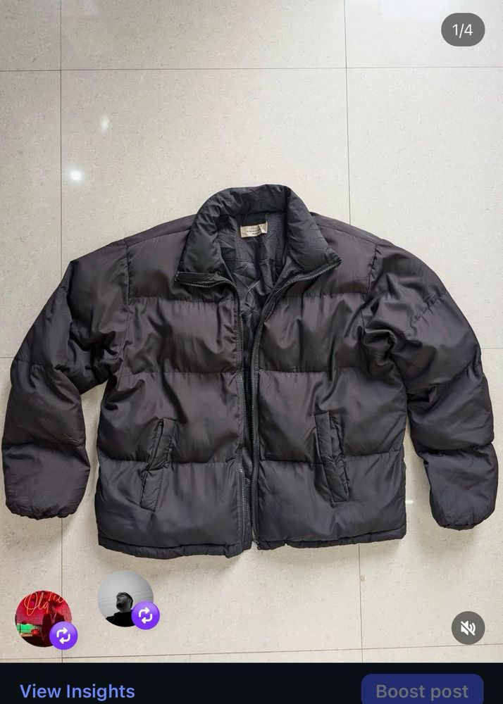 Black Puffer Jacket | David Chen