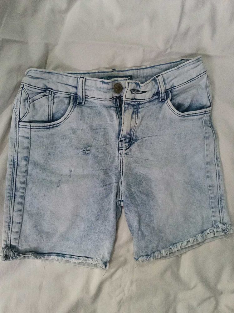 Denim Cut Off Shorts