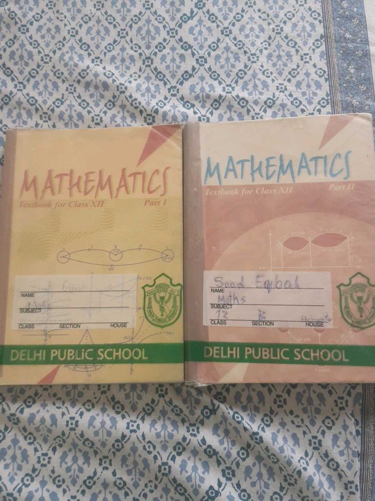 NCERT Class 12 Mathematics Part 1 and 2 (Covered)