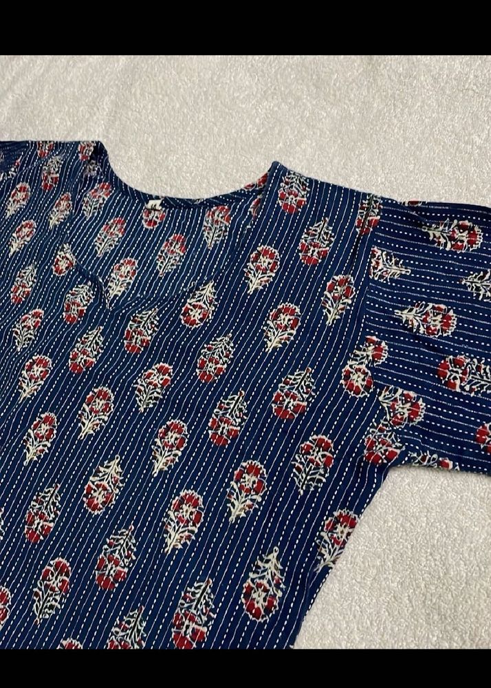 Floral Print Kurta