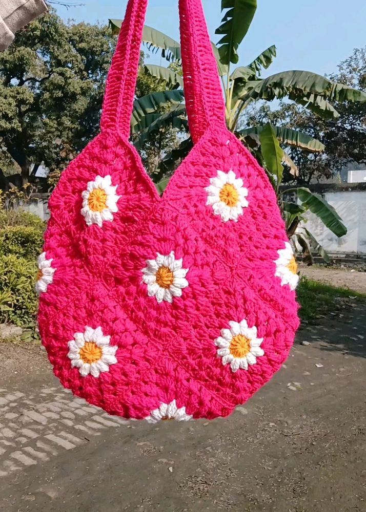 Crocheted Tote Bag