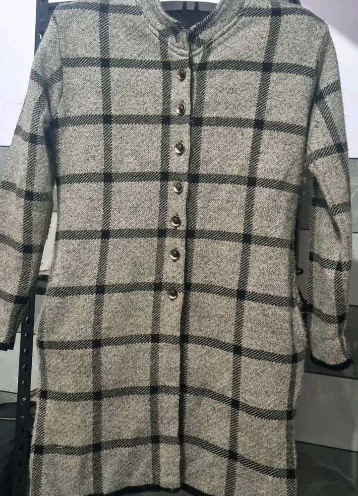Woolen  Long Coat For Ladies And Girls