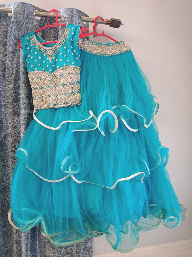 Women Blue Skirt Top 💙