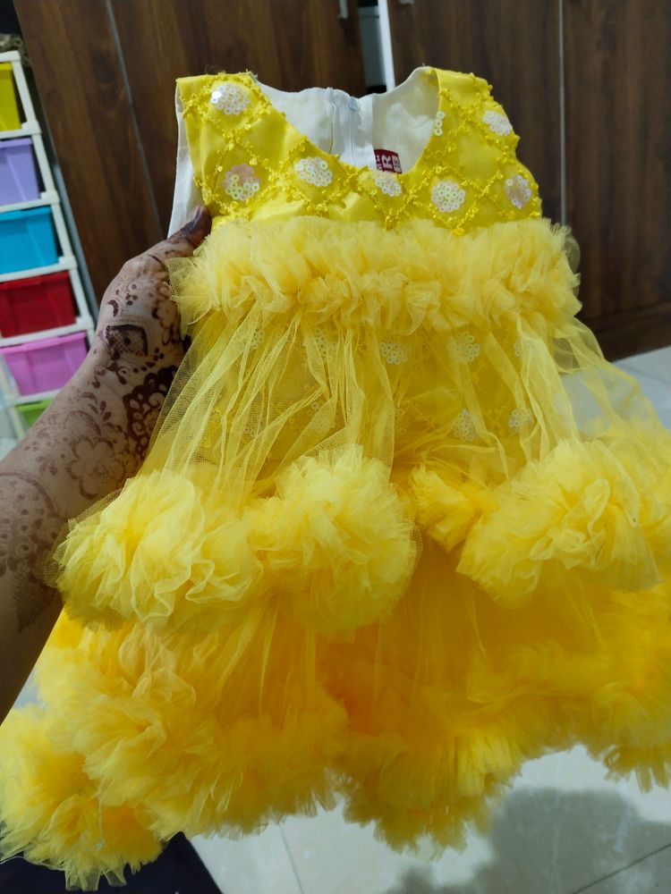 Yellow Baby Frock