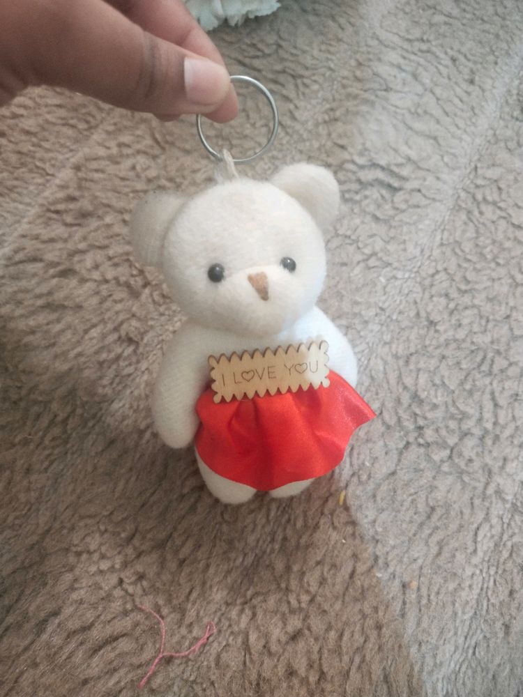 Cute Teddy Keychain