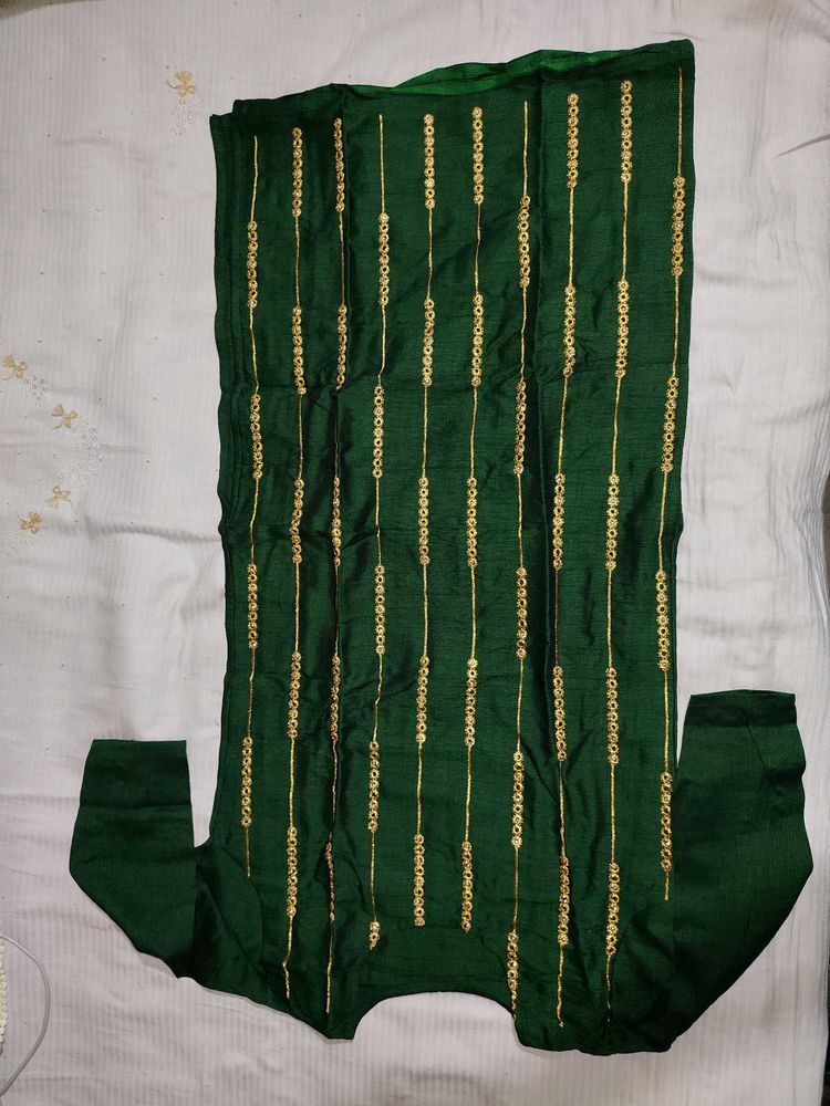 Elegant Green Dress Material