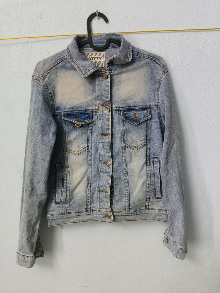 Denim Coat And Shirt
