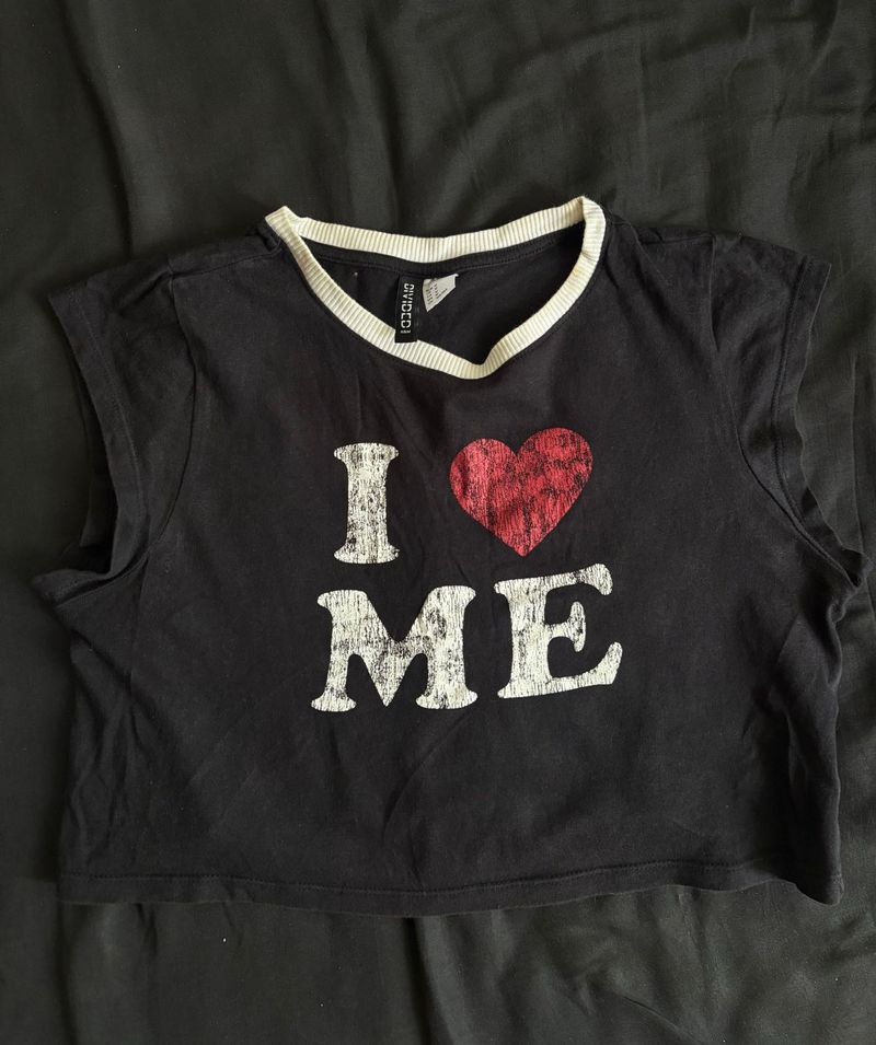 Cute Graphic Crop Top