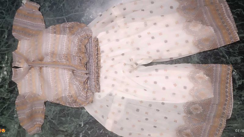 Elegant plazo with top