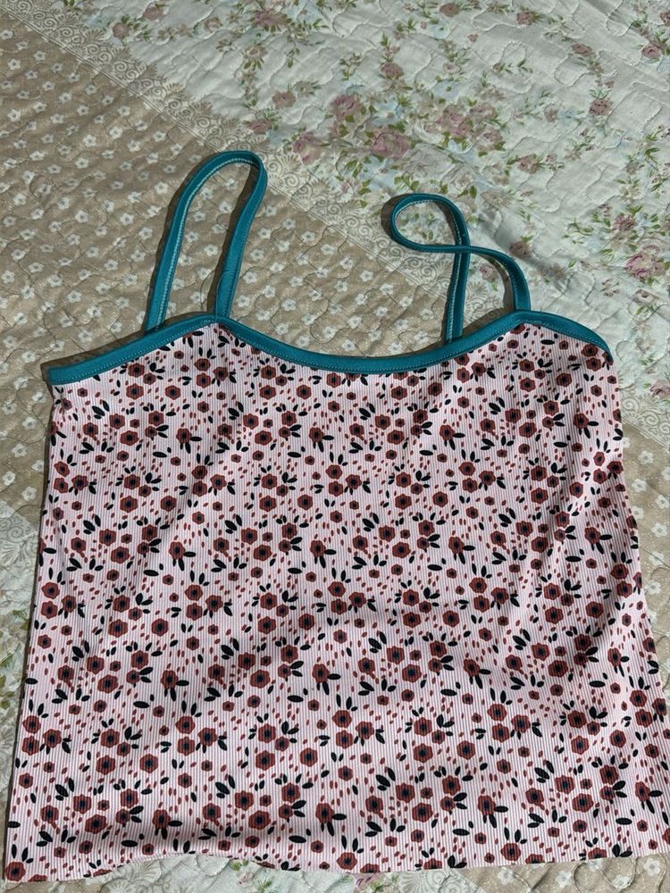 Floral Print Tank Top