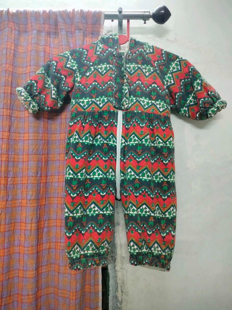 Baby Vintage Patterned One-Piece