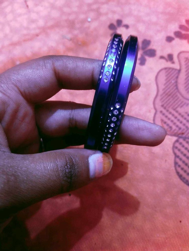 Blue Shining Bangles