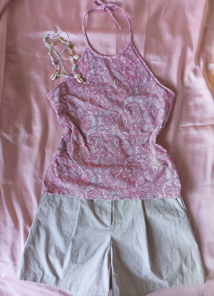 Paisley Halter Top