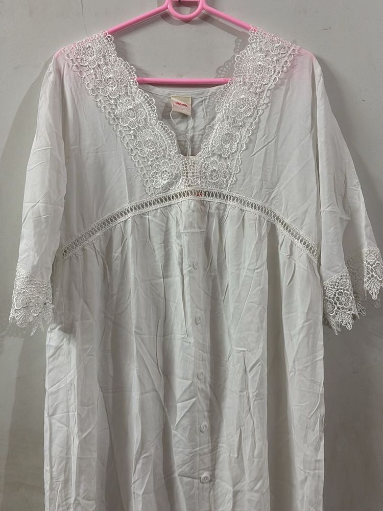 Urbanic White Casual Dress