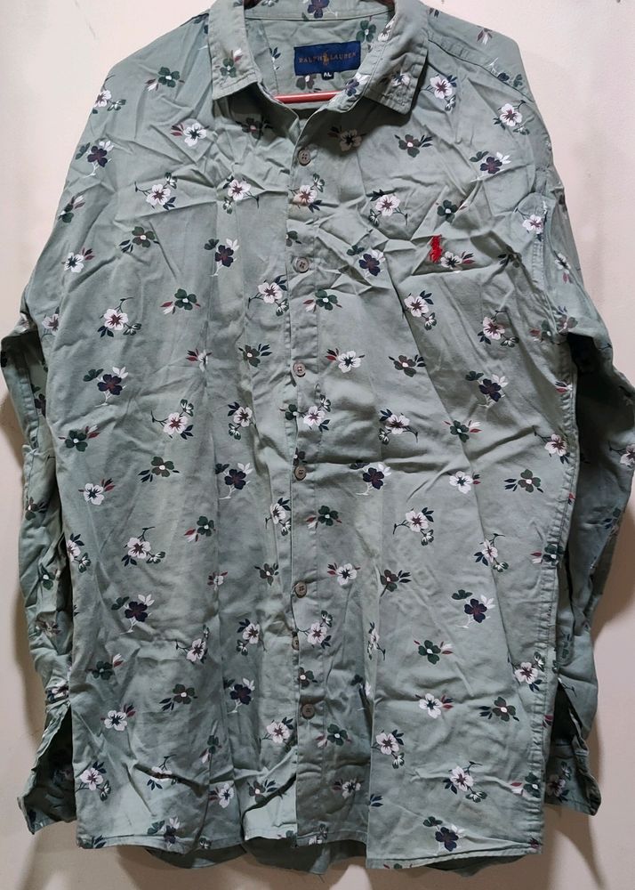 Men&#39;s Casual Floral Print Shirt