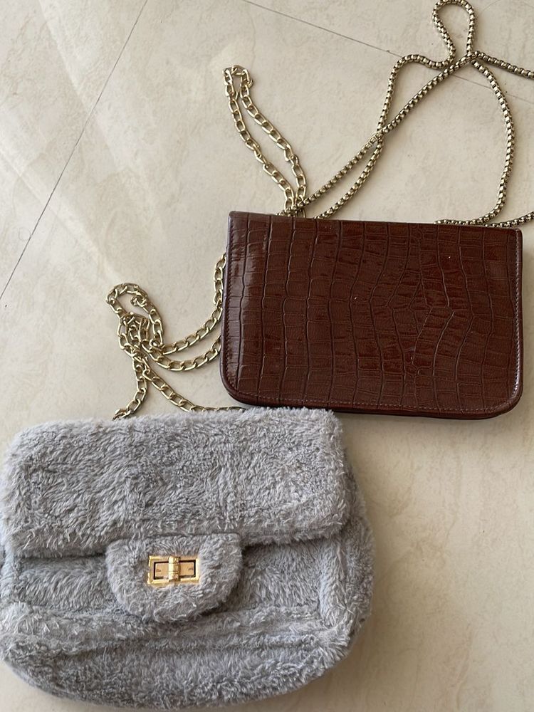 Chain Detail Crossbody Bags.