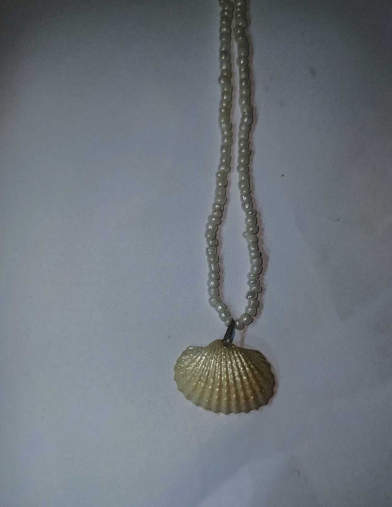 Seashell Beaded Necklace🐚💙🌊