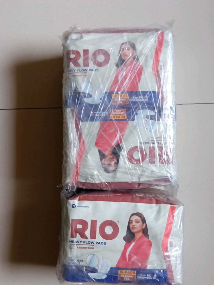 RIO Heavy Flow Sanitary Pads 30 Pad Total