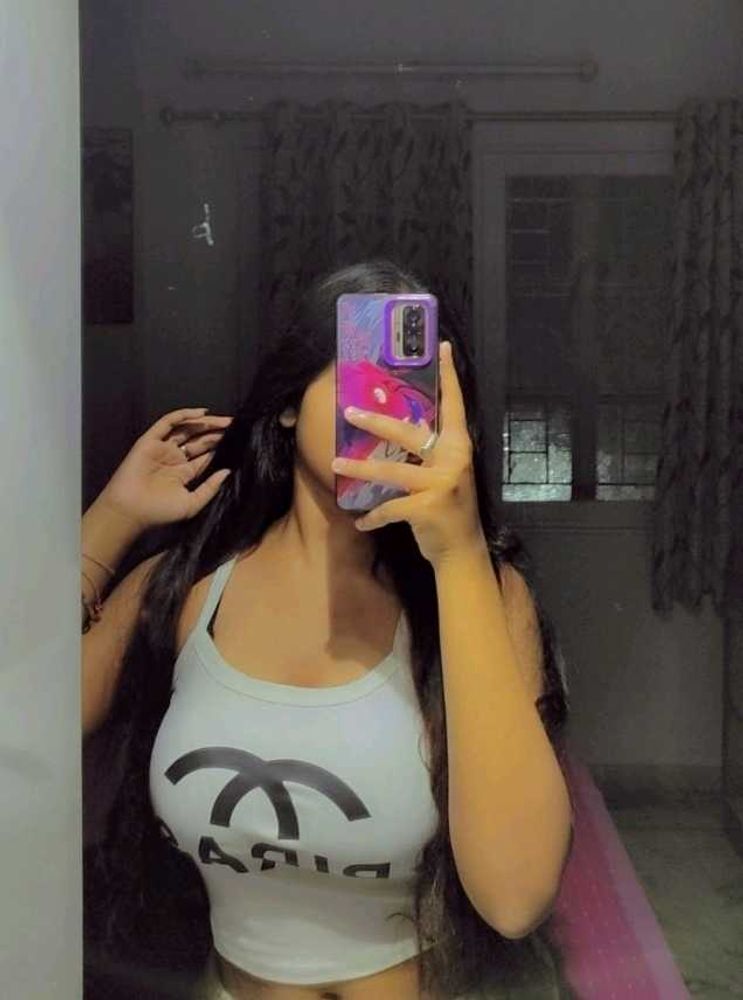 White Graphic Tank Top