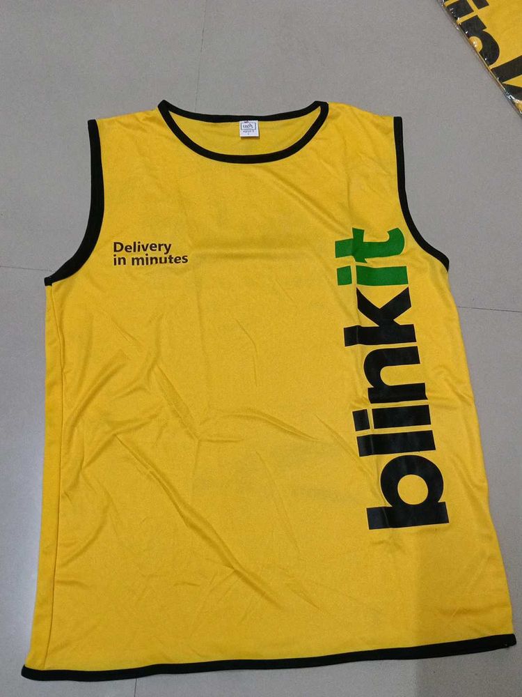 Blinkit Sleeveless T-Shirt