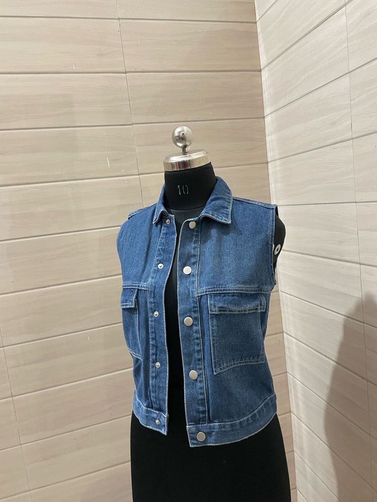 shein Denim Vest - Stylish Layering Piece