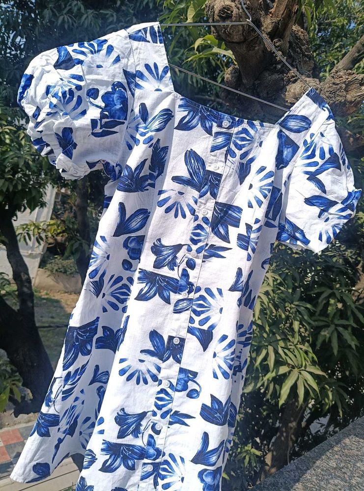 Floral Print Dress Chest Size 30 -35 Can Wear It