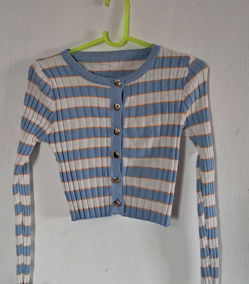 Long Sleeve Crop Top