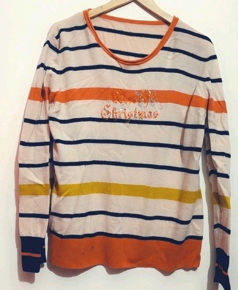 Multi Color Winter Top For Girl Or Woman 38 Bust