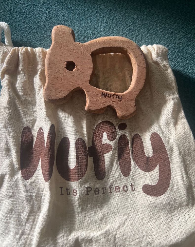 Wufiy Wooden Elephant Teether