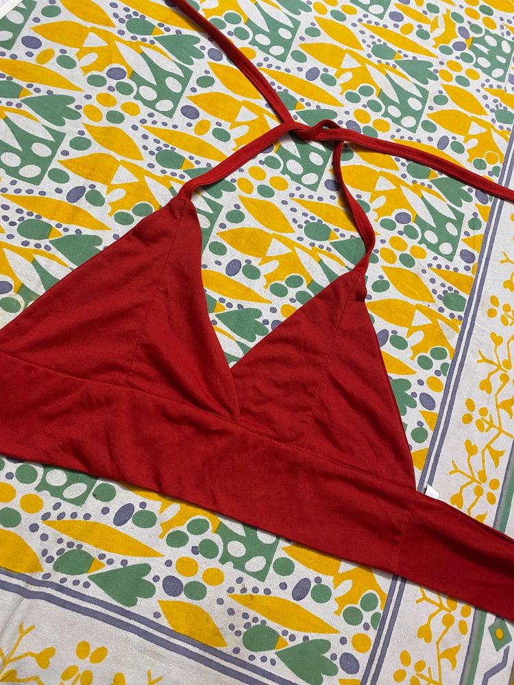 Red Halter Top
