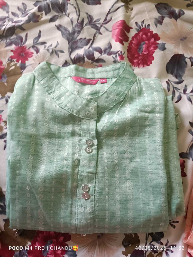 New Green Kurthi💚