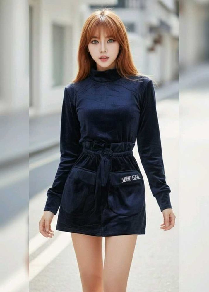 Korean 2 piece dress