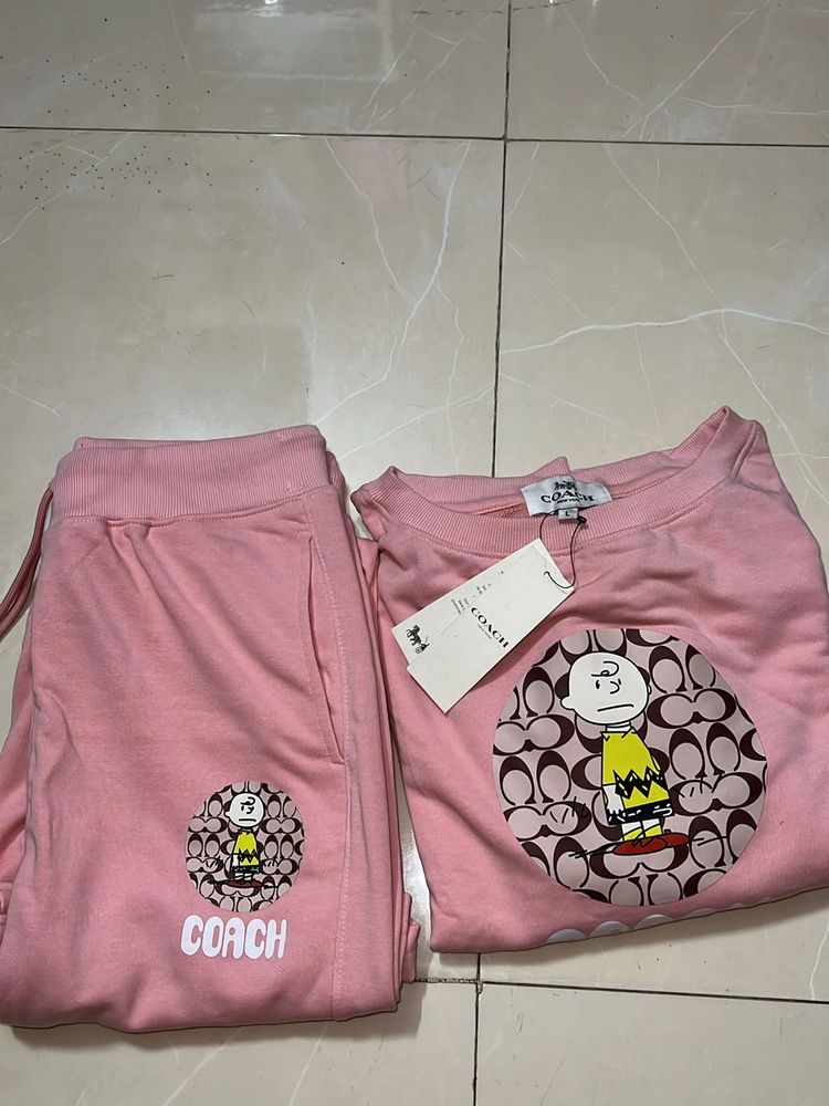 Women’s Coach Pink Tracksuit | Luxury Co-ord