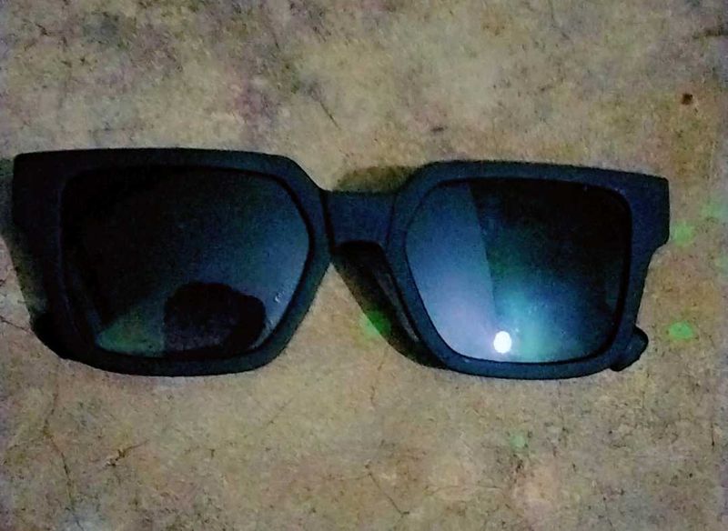 Black Square Frame Sunglasses