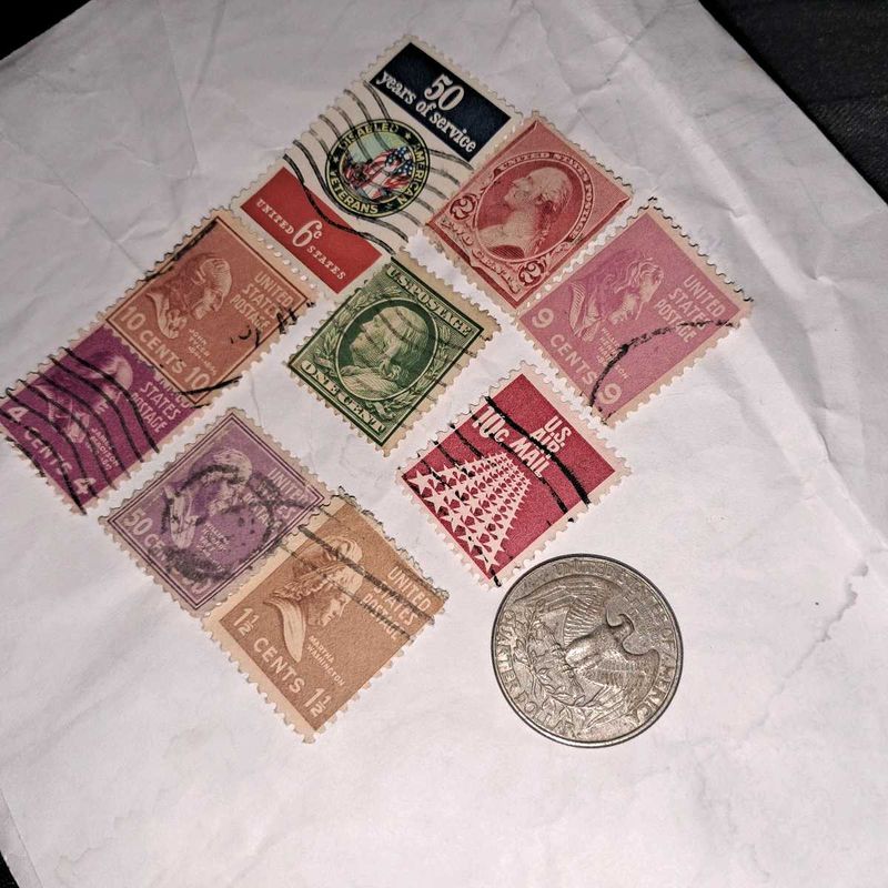 1950s VINTAGE U.S.A Stamps