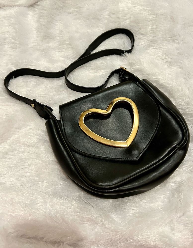 Heart Detail Sling Bag
