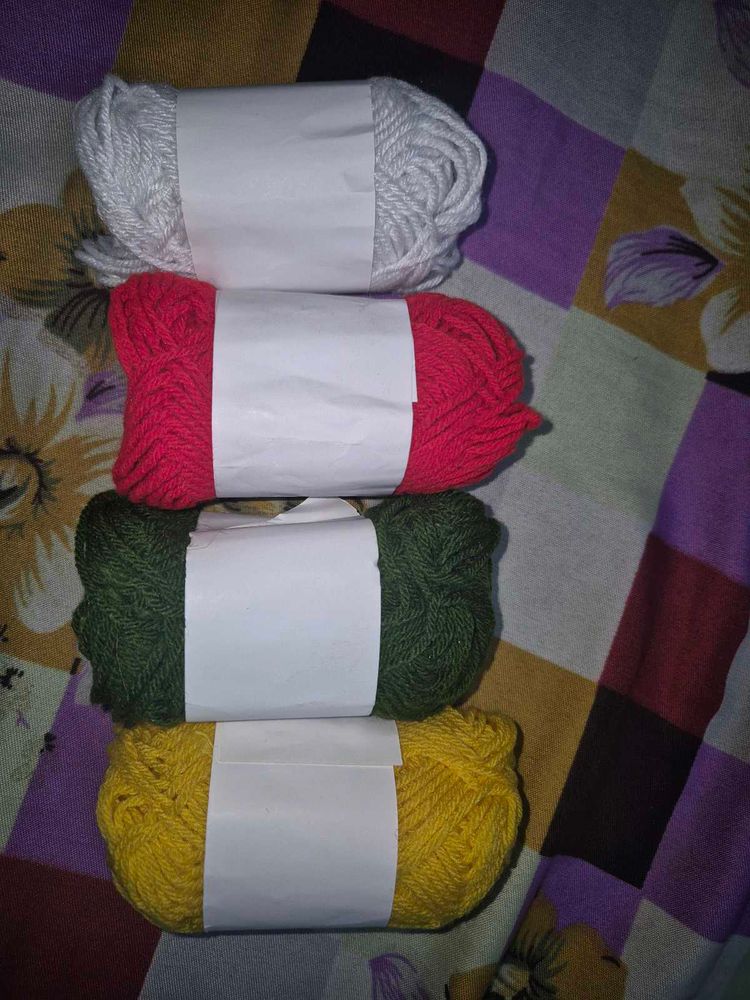 Four Skeins of Yarn
