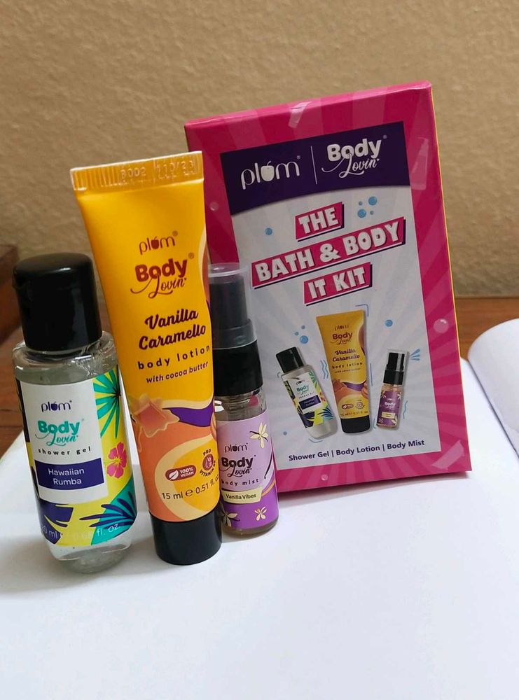 New Plum Bath &amp; Body Kit. Sealed Pack
