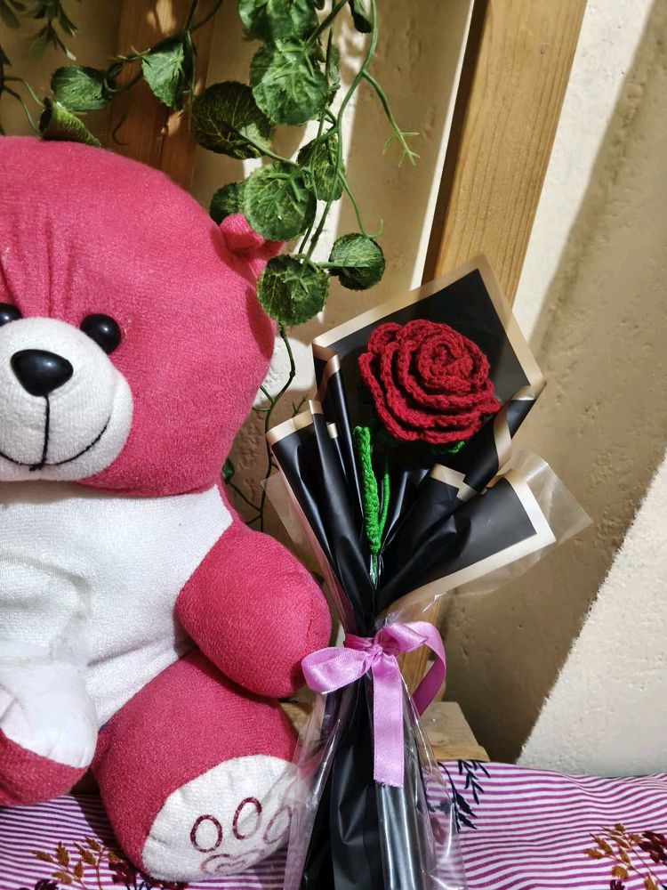 Crochet Rose Bouquet