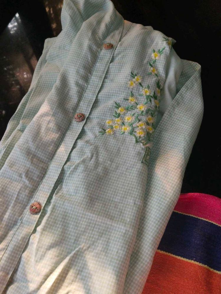 Floral Simple Designer Kurta