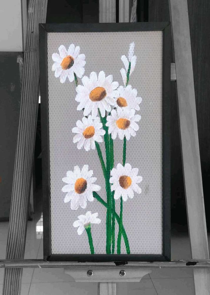 Daisy Painting - Whimsical Home Decor