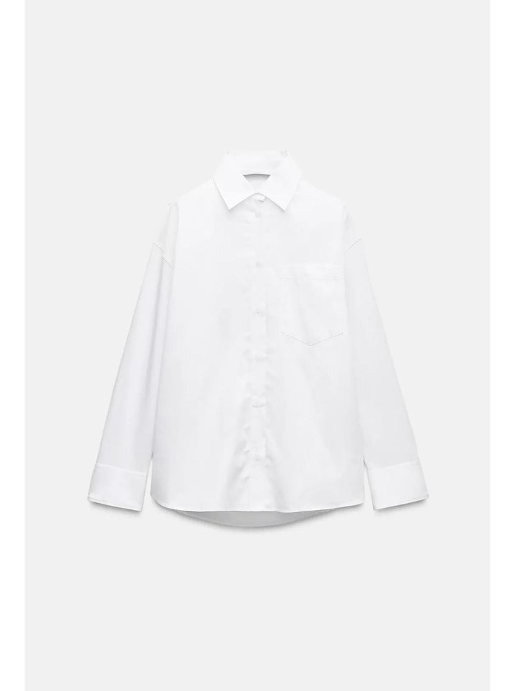 ❗️OFFER❗️Zara Oversized White Backless Shirt